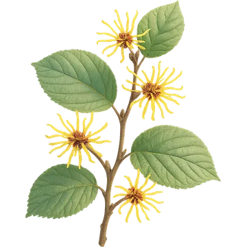 Hamamelis (Hamamelis virginiana) en la fórmula de Elastica