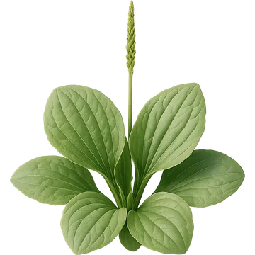 Llantén (Plantago major) en la fórmula de Elastica
