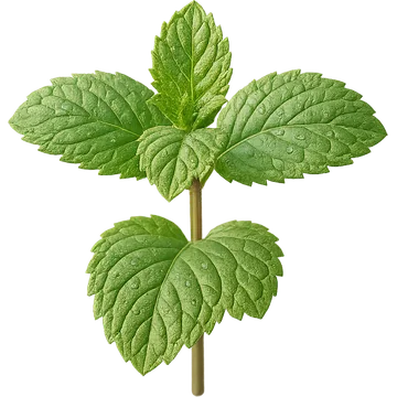 Aceite esencial de menta (Mentha piperita) en la fórmula de Elastica
